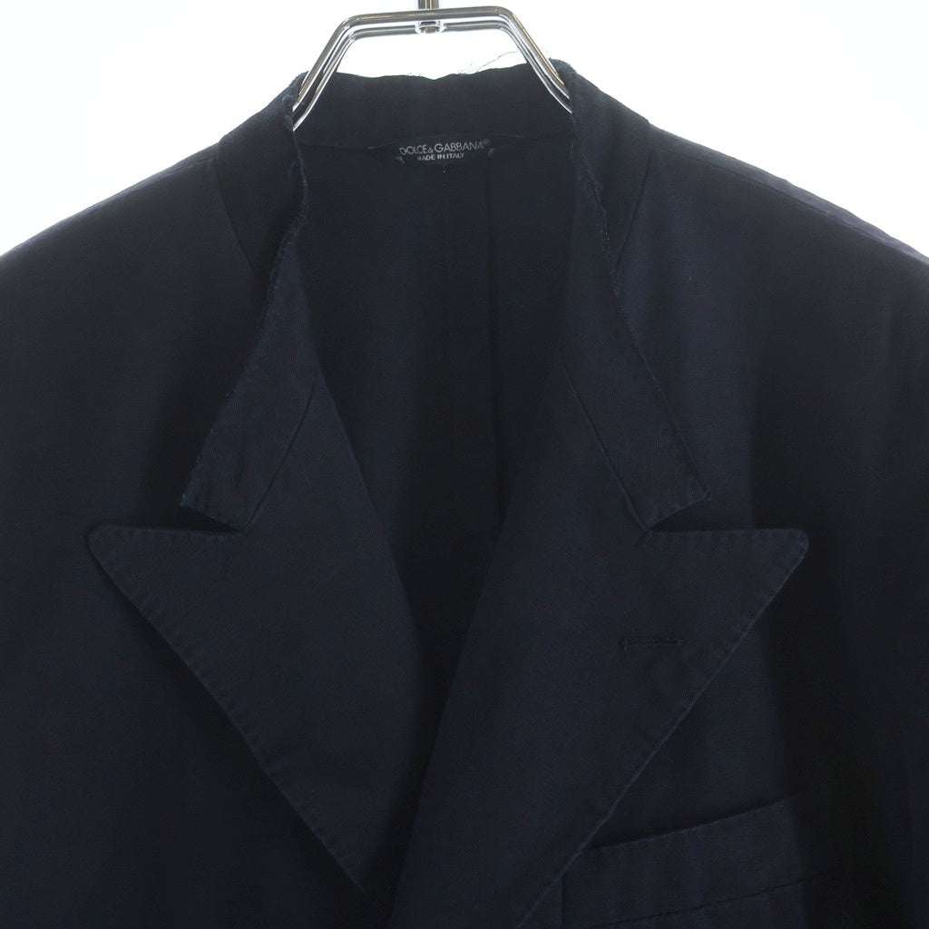 DOLCE & GABBANA(ドルチェアンドガッバーナ) テーラードジャケット ネイビー #44 G2ET2T