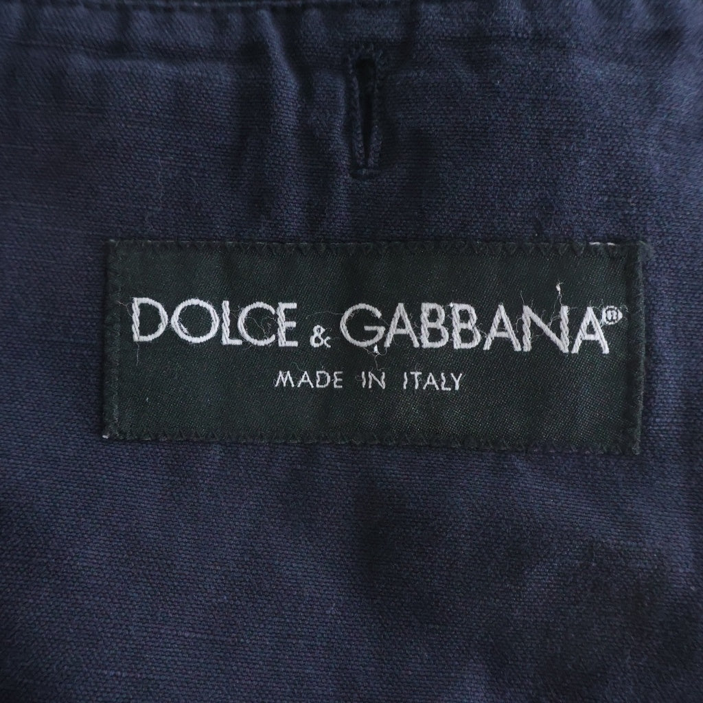 DOLCE & GABBANA(ドルチェアンドガッバーナ) テーラードジャケット ネイビー #44 G2ET2T