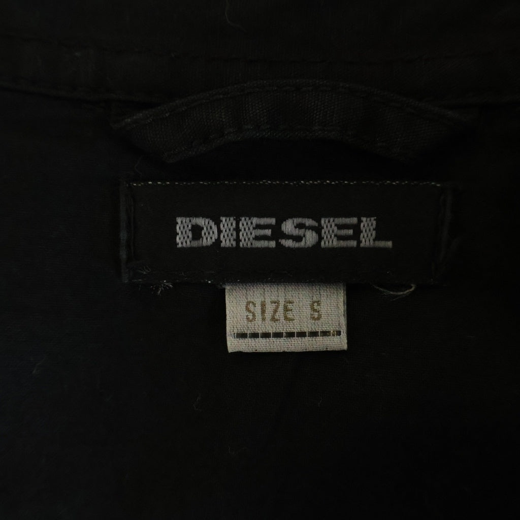 DIESEL(ディーゼル) コットンミリタリージャケット ブラック #S