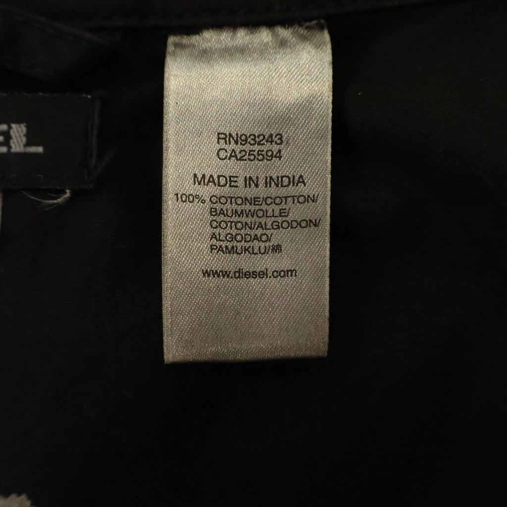 DIESEL(ディーゼル) コットンミリタリージャケット ブラック #S