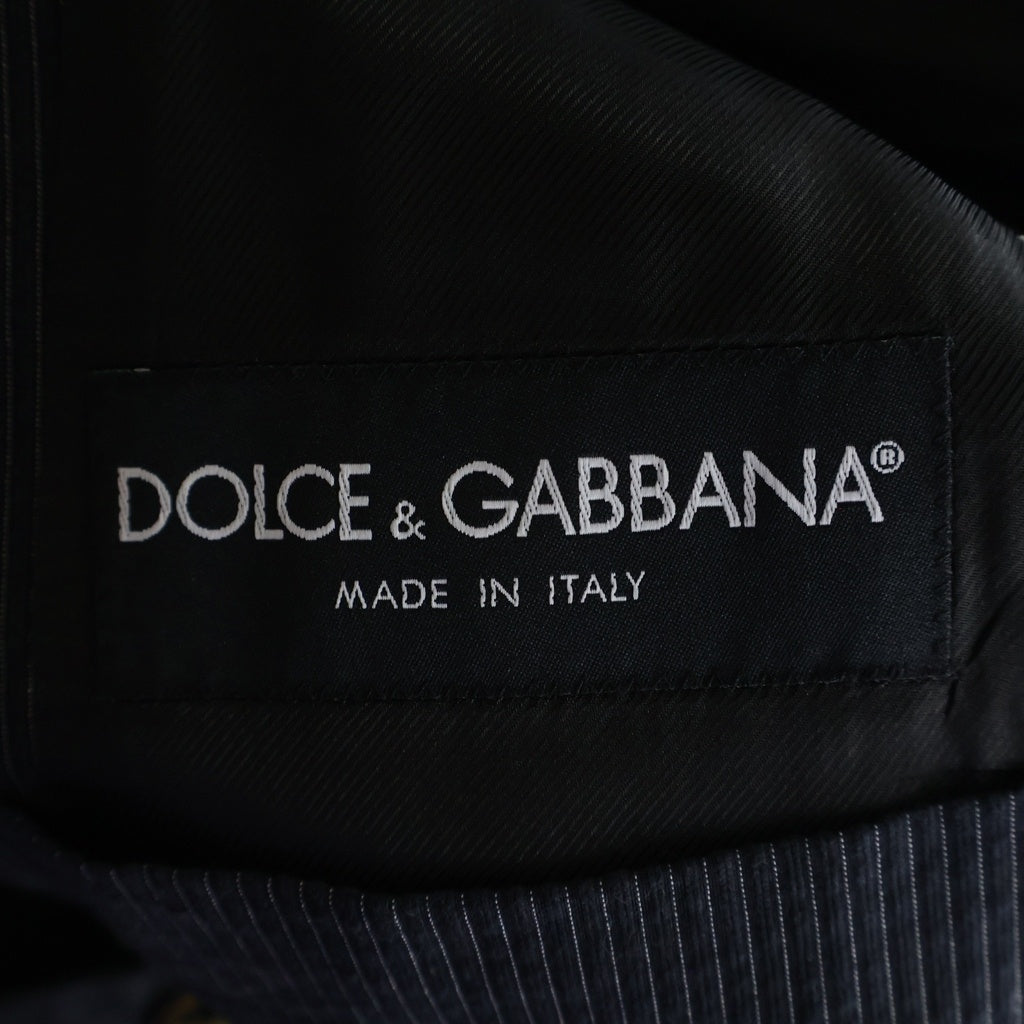 DOLCE & GABBANA(ドルチェアンドガッバーナ) ピンストライプジャケット ブラック #44