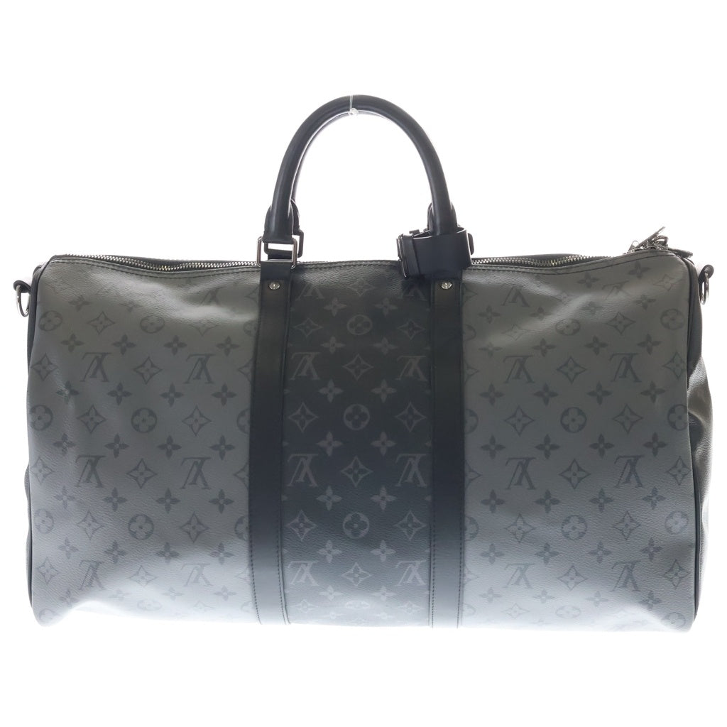 LOUIS VUITTON(ルイヴィトン) キーポル バンドリエール50 ボストンバック モノグラム LVエクリプスリバース グレー/ブラック M45392 レディース