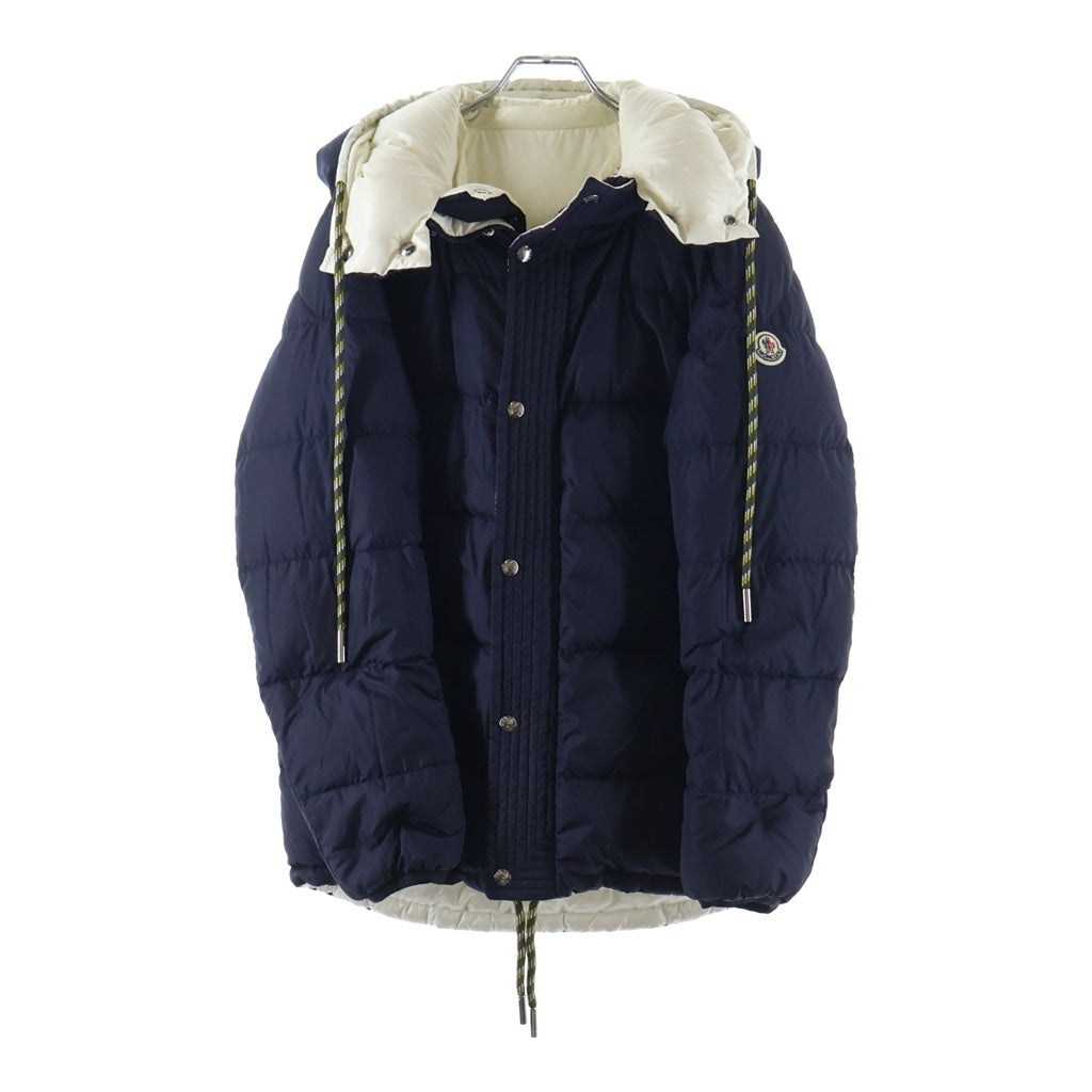 MONCLER(モンクレール) ETIEVANT リバーシブル ダウンジャケット ナイロン ジップアップ フード ホワイト/ネイビー G20911A00136