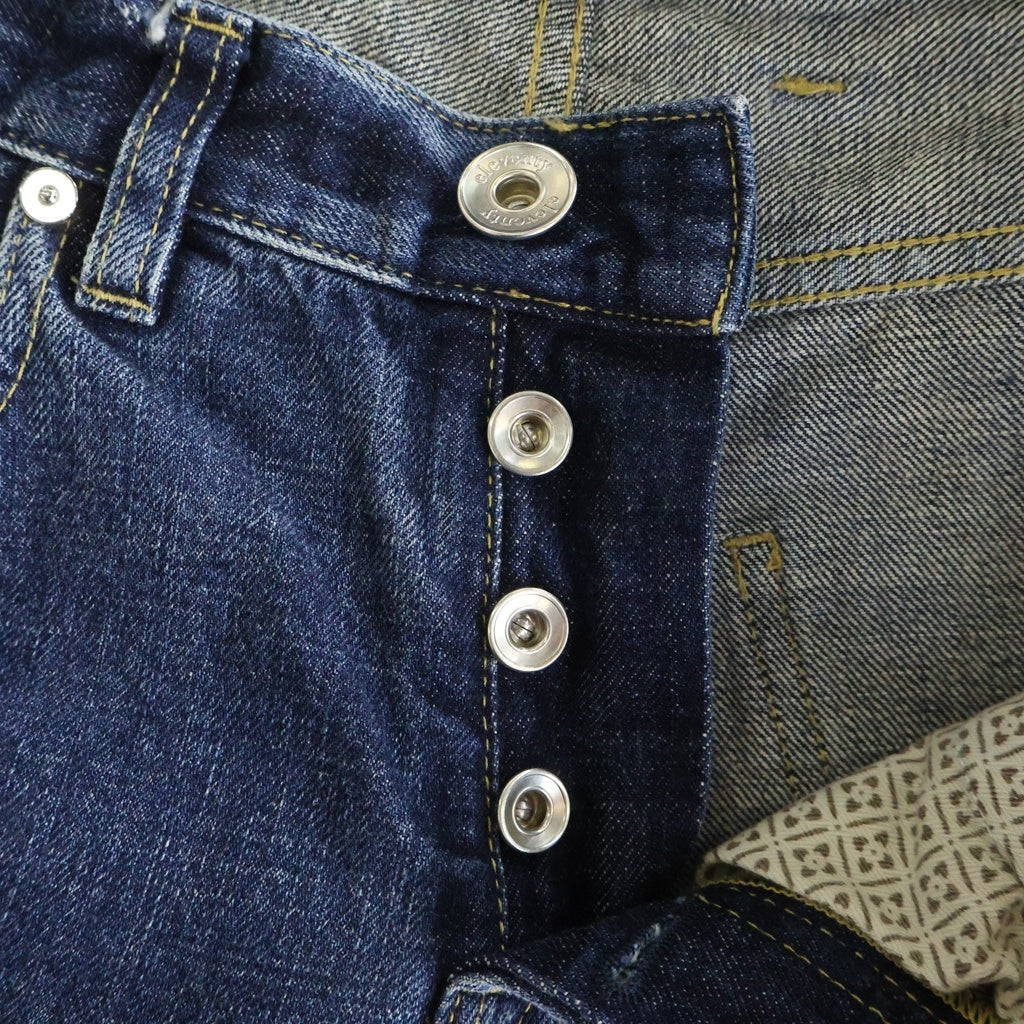 NO BRAND(ノーブランド) イレブンティー コットン ストレート デニム パンツ ジーンズ ボトムス #29 ブルー