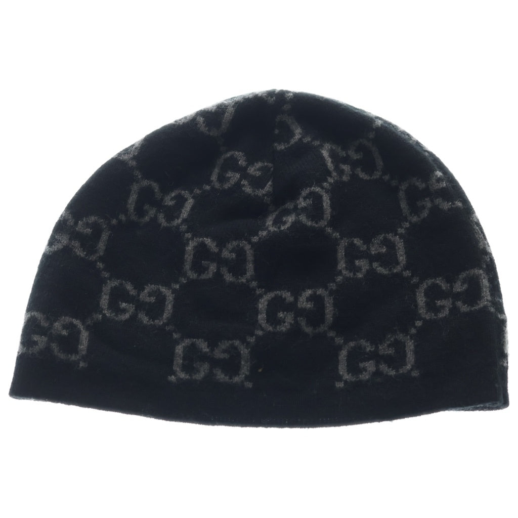 GUCCI(グッチ) GG カシミヤ ニットキャップ ニット帽 帽子 ブラック 226613 3G205