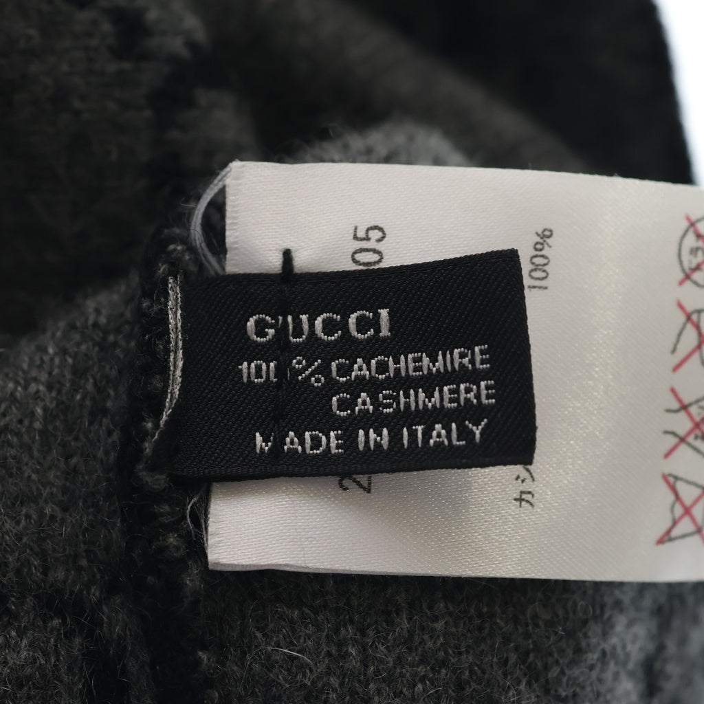 GUCCI(グッチ) GG カシミヤ ニットキャップ ニット帽 帽子 ブラック 226613 3G205