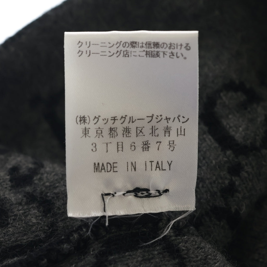 GUCCI(グッチ) GG カシミヤ ニットキャップ ニット帽 帽子 ブラック 226613 3G205