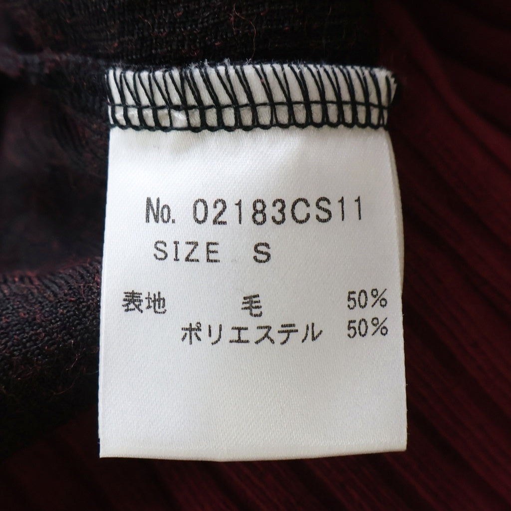 HYSTERIC GLAMOUR(ヒステリックグラマー) ZAP! グラフィック グラデージョンニット ウール ポリエステル 長袖 ニット セーター #S オレンジ/グレー/レッド