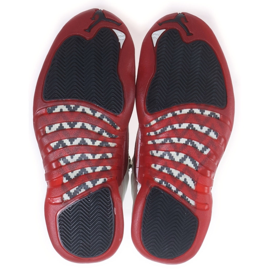 NIKE(ナイキ) 【観賞用 1996年製】AIR JORDAN 12 エアジョーダン12 ハイカットスニーカー シューズ US7.5/25.5cm ホワイト/レッド 130690-161 レディース