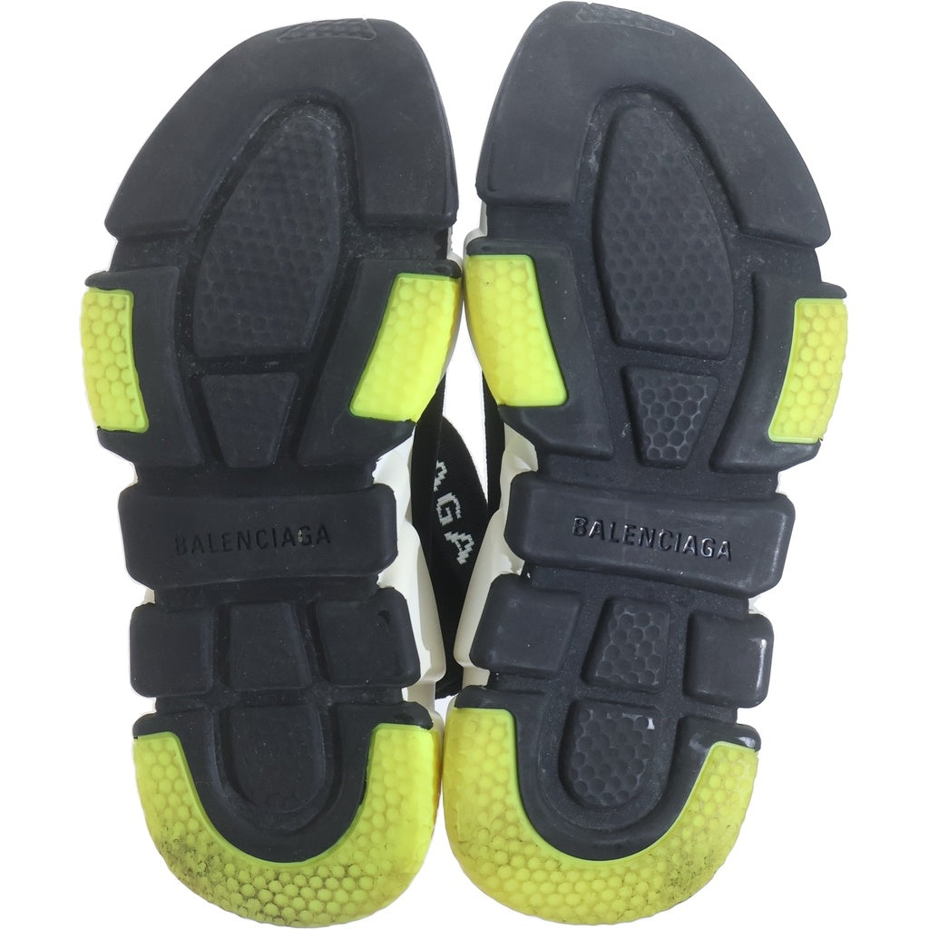 BALENCIAGA(バレンシアガ) スピードトレーナー ニット ソックス ハイカットシューズ スニーカー ブラック/イエロー レディース