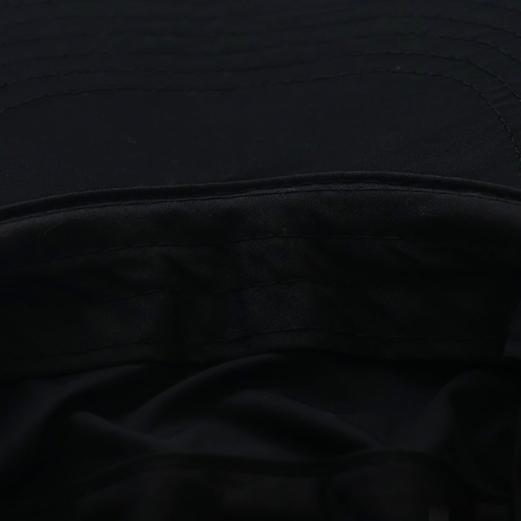 SUPREME(シュプリーム) 18SS Diagonal Logo Side Panel Camp Cap ダイアゴナルロゴプリント サイドパネル キャンプキャップ 帽子 ブラック レディース