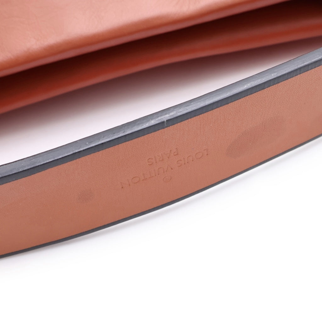 LOUIS VUITTON(ルイヴィトン) モノグラム テュイルリーブザス 2WAYハンドバッグ ショルダーバッグ ブラウン×レッド レザー×PVC M43157 ゴールド金具 レディース