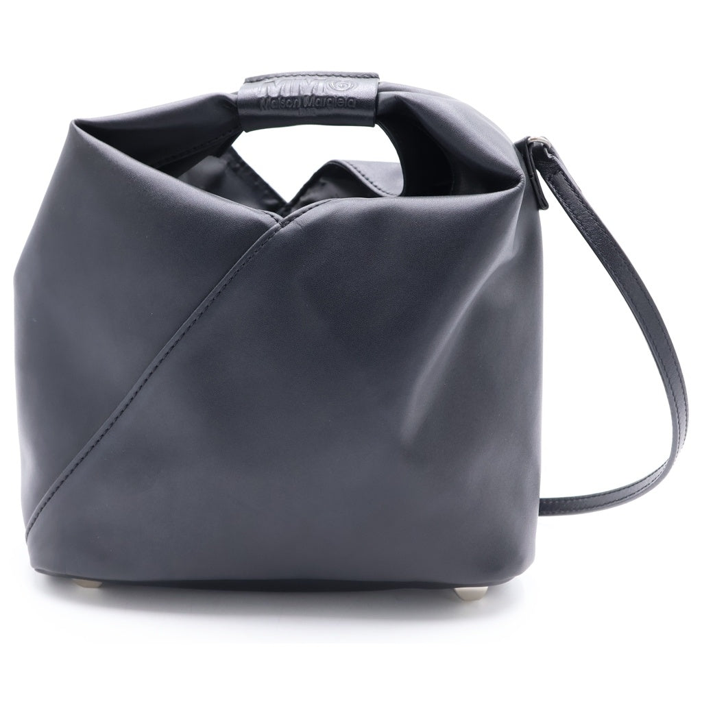 MM6 Maison Margiela(エムエムシックスメゾンマルジェラ) ジャパニーズ フェイクレザー クロスボディ ショルダーバッグ ブラック S54WD0106 レディース
