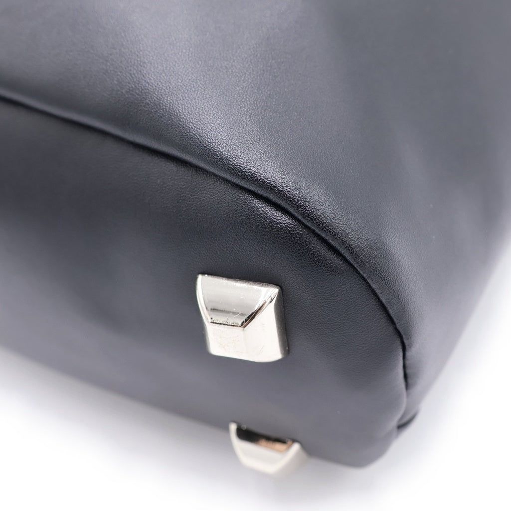 MM6 Maison Margiela(エムエムシックスメゾンマルジェラ) ジャパニーズ フェイクレザー クロスボディ ショルダーバッグ ブラック S54WD0106 レディース