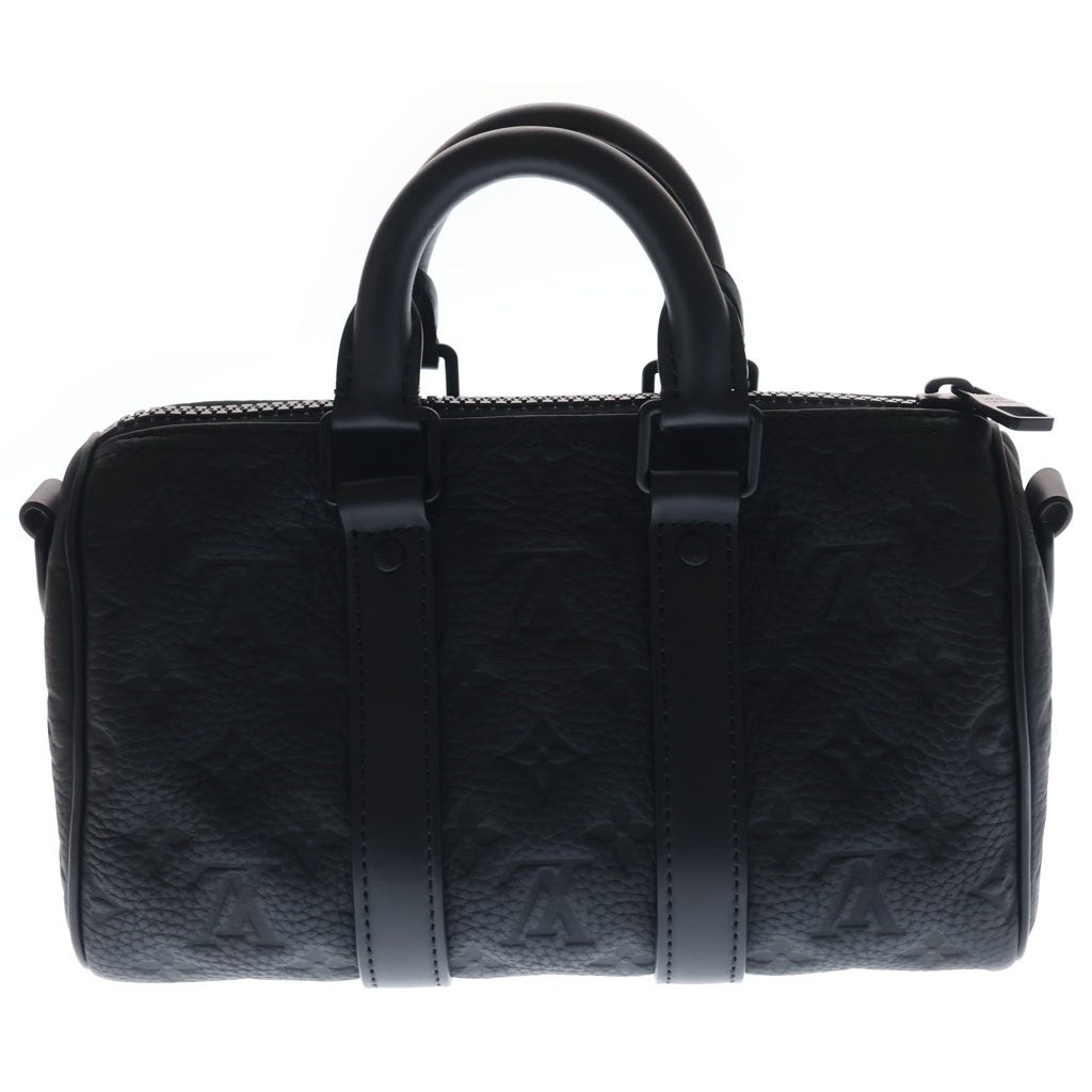 LOUIS VUITTON(ルイヴィトン) モノグラム トリヨン キーポルバンドリエール25 2WAYハンドバッグ ショルダーバッグ ブラック レザー M20900 ブラック金具 レディース