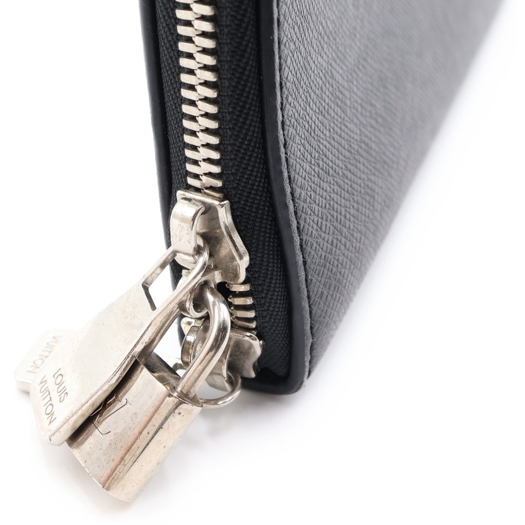 LOUIS VUITTON(ルイヴィトン) タイガ ポルトドキュマン スリム ハンドバッグ ビジネスバッグ ブラック レザー M30628 シルバー金具