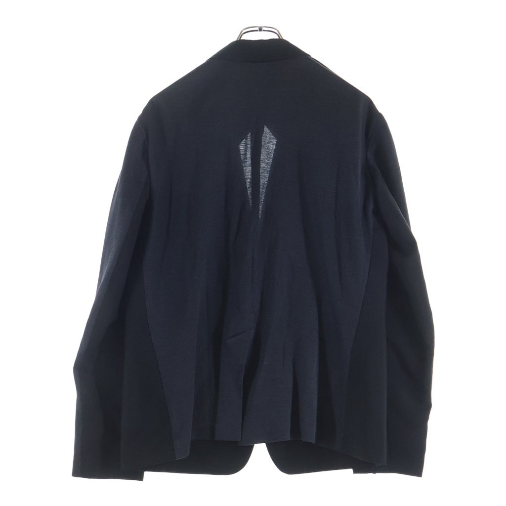 BALENCIAGA(バレンシアガ) コットン切り替え 2Bテーラードジャケット ウール モヘヤ ブラック V05 411805 TAI10 1087