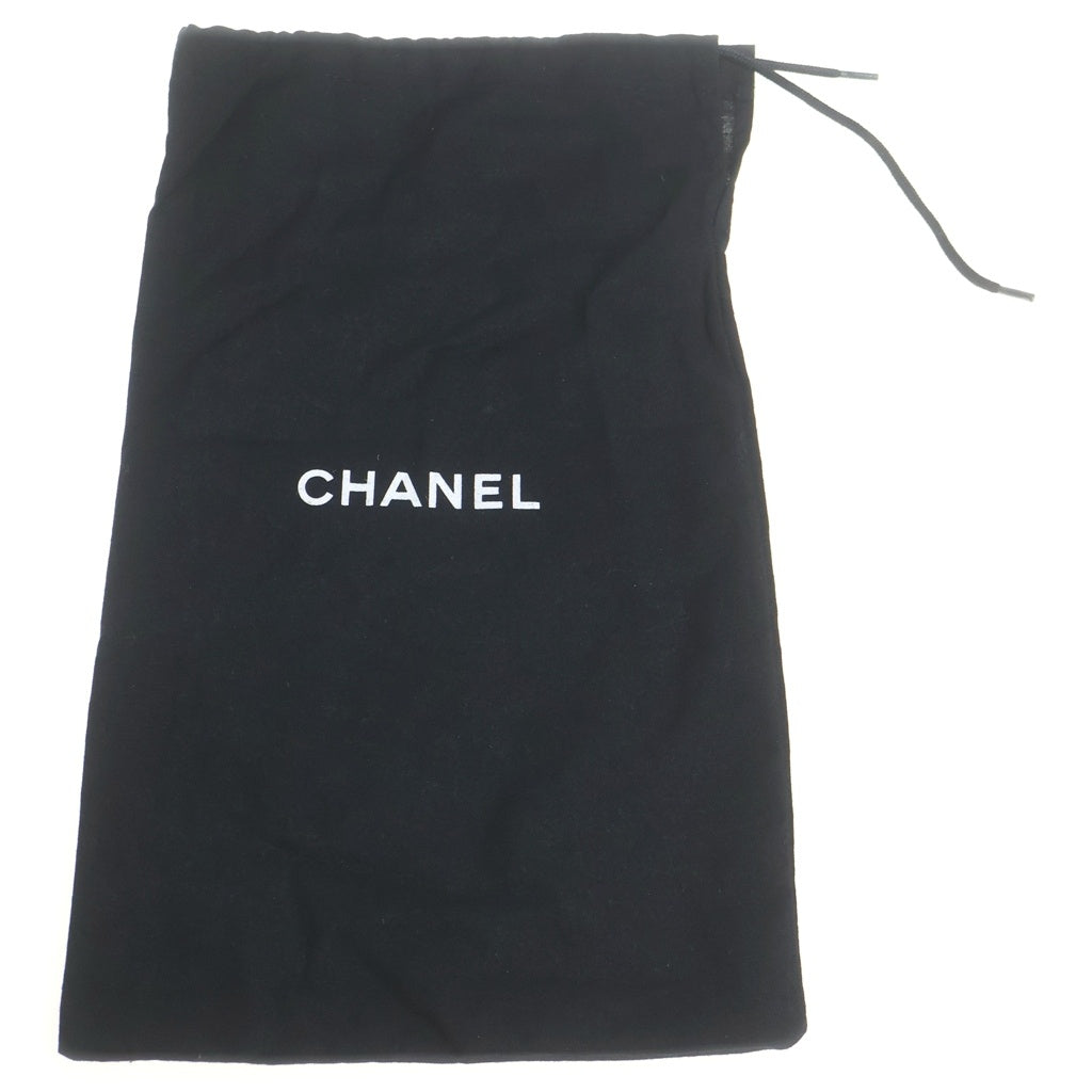 CHANEL(シャネル) ココマーク レースアップ レザーパンプス ホワイト/ベージュ レディース