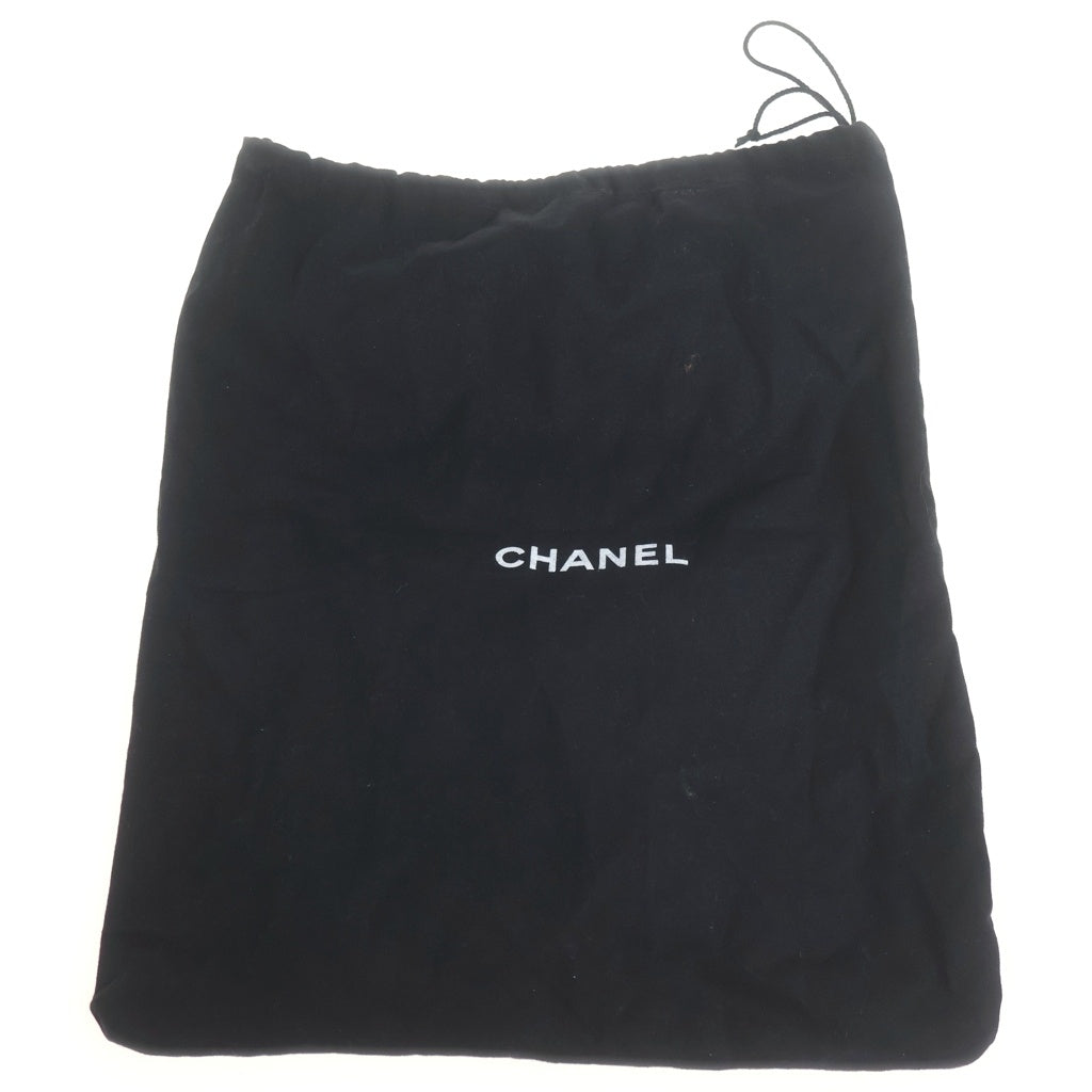 CHANEL(シャネル) ウェッジソール レザーサンダル ロゴ ブラウン/ホワイト レディース