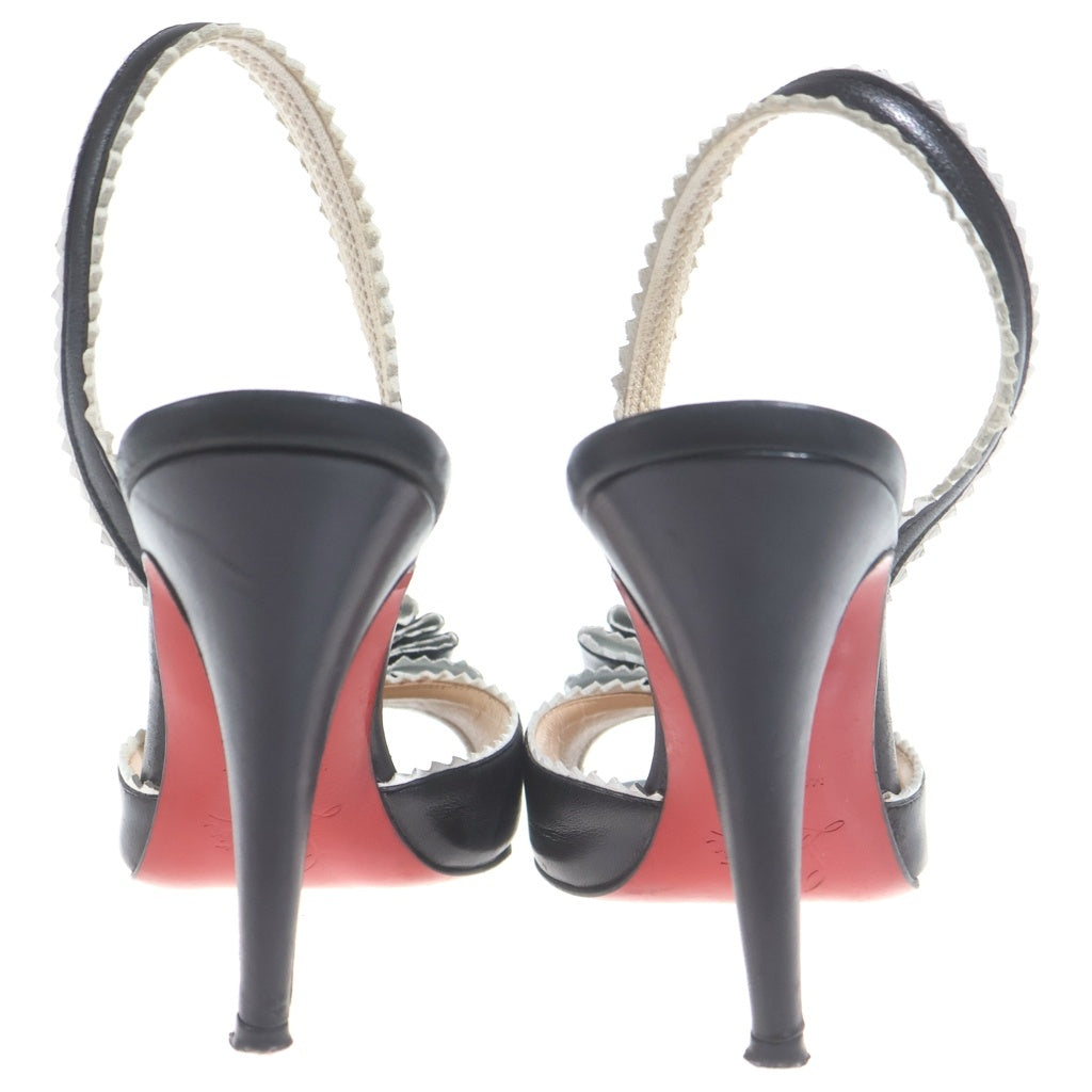 CHRISTIAN LOUBOUTIN(クリスチャンルブタン) リボン ヒールパンプス ブラック #35 1/2 レディース