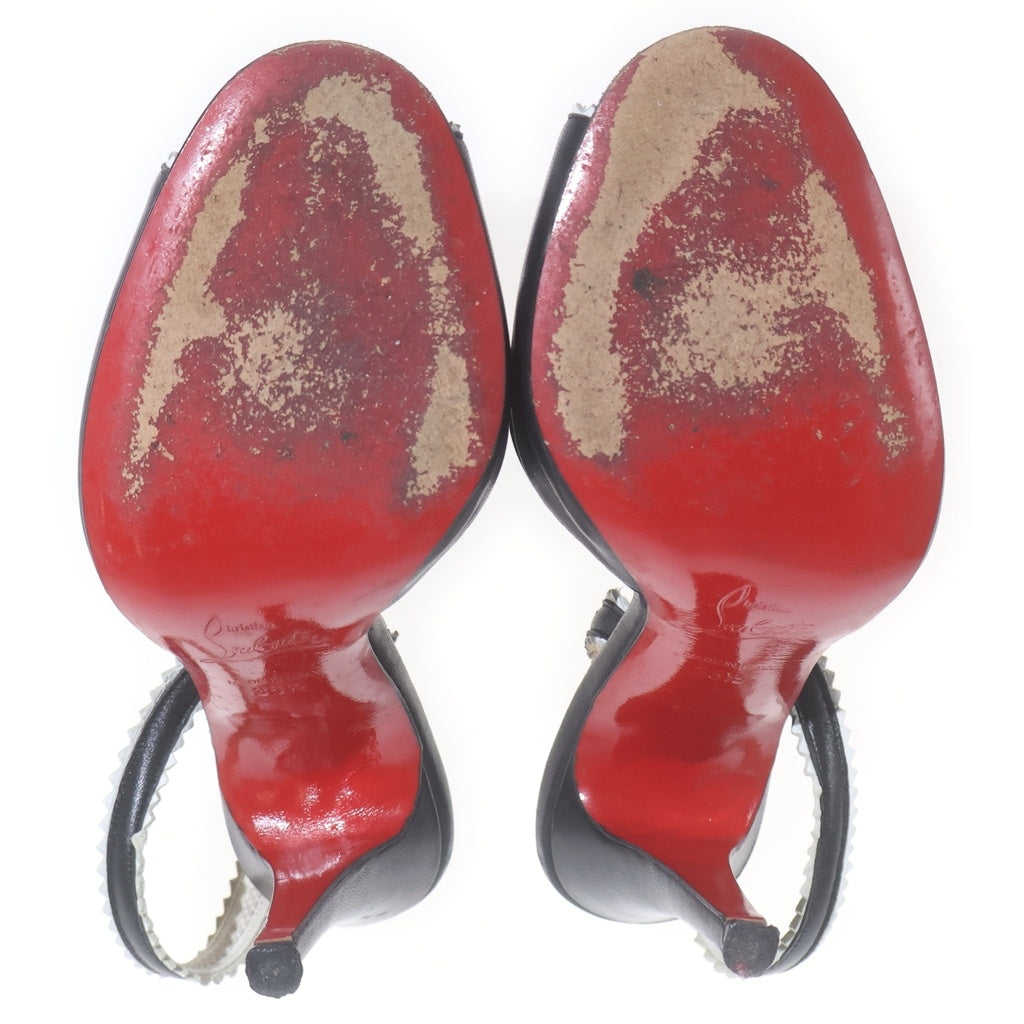 CHRISTIAN LOUBOUTIN(クリスチャンルブタン) リボン ヒールパンプス ブラック #35 1/2 レディース