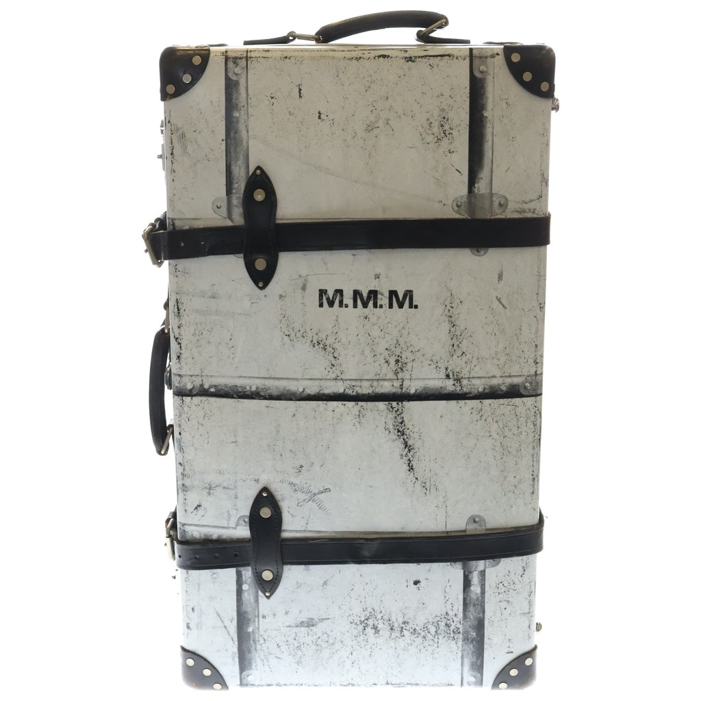 GLOBE-TROTTER(グローブトロッター) ×Maison Martin Margiela メゾンマルタンマルジェラ 30インチ トロンプルイユ トラベル スーツケース ホワイト/ブラック
