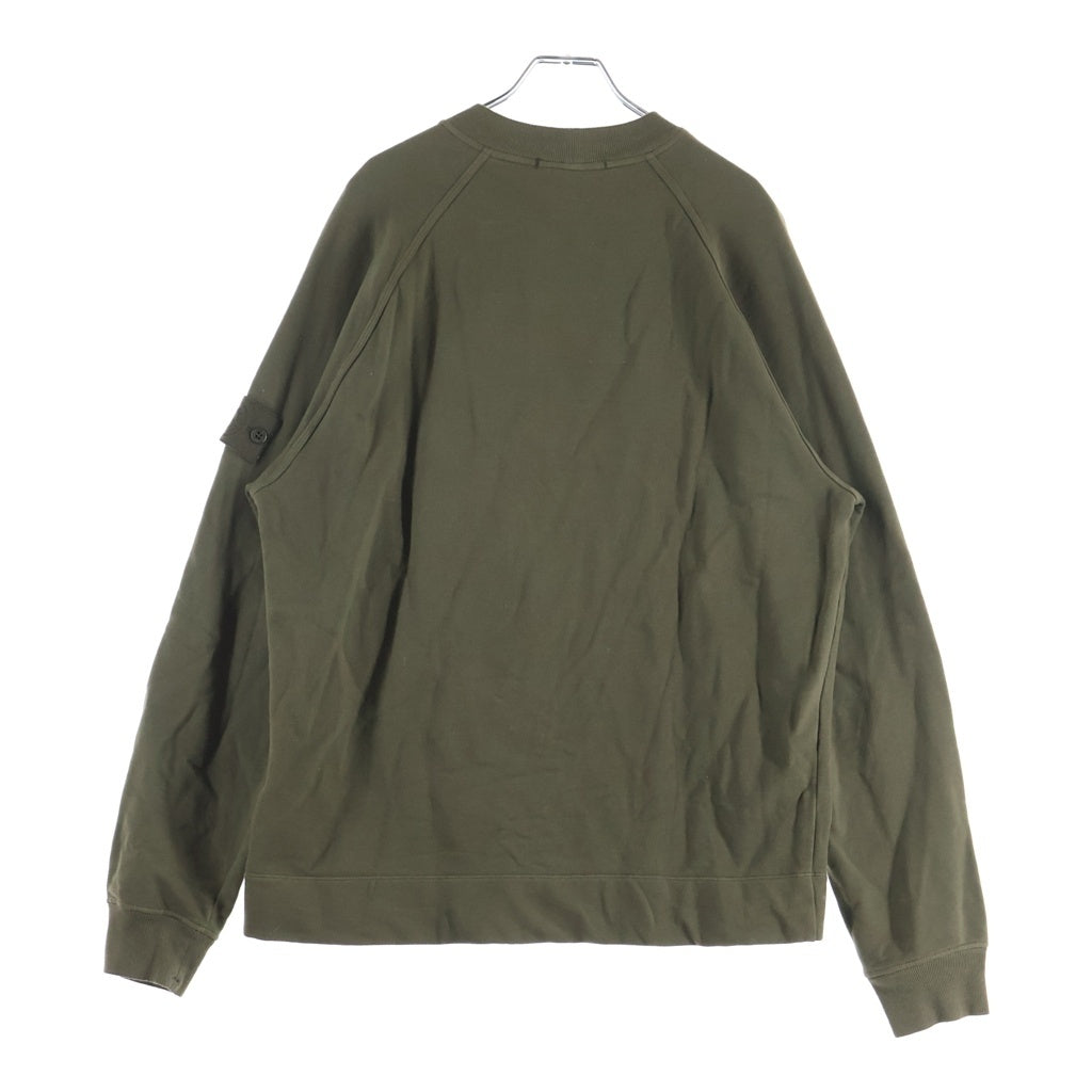 STONE ISLAND(ストーンアイランド) ■ロゴパッチスウェットトレーナー カーキ #M 8115629F7