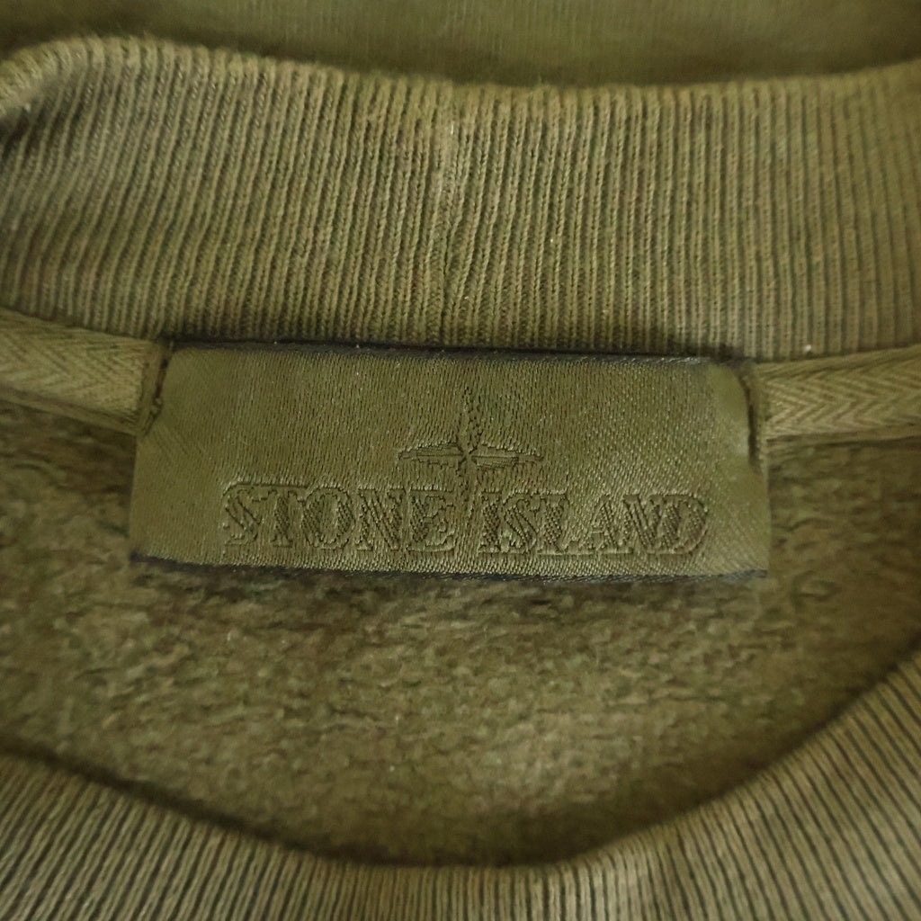 STONE ISLAND(ストーンアイランド) ■ロゴパッチスウェットトレーナー カーキ #M 8115629F7