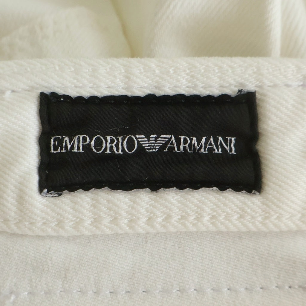EMPORIO ARMANI(エンポリオアルマーニ) ■スキニーデニムパンツ ホワイト 6R1J06