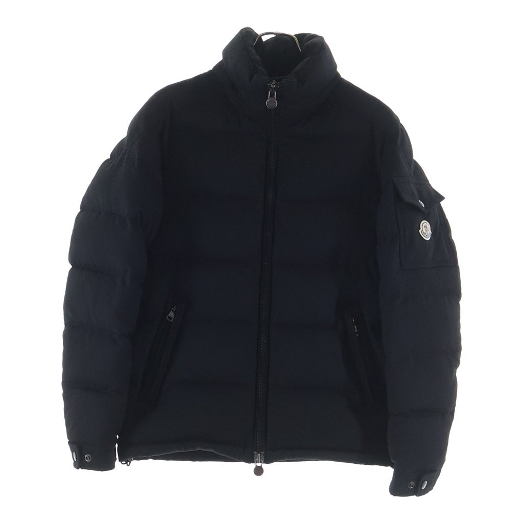 MONCLER(モンクレール) ■17AW MONTGENEVRE モンジュネーブル ウール フーデッド ジップアップ ダウンジャケット ブラック #1 C20914033805