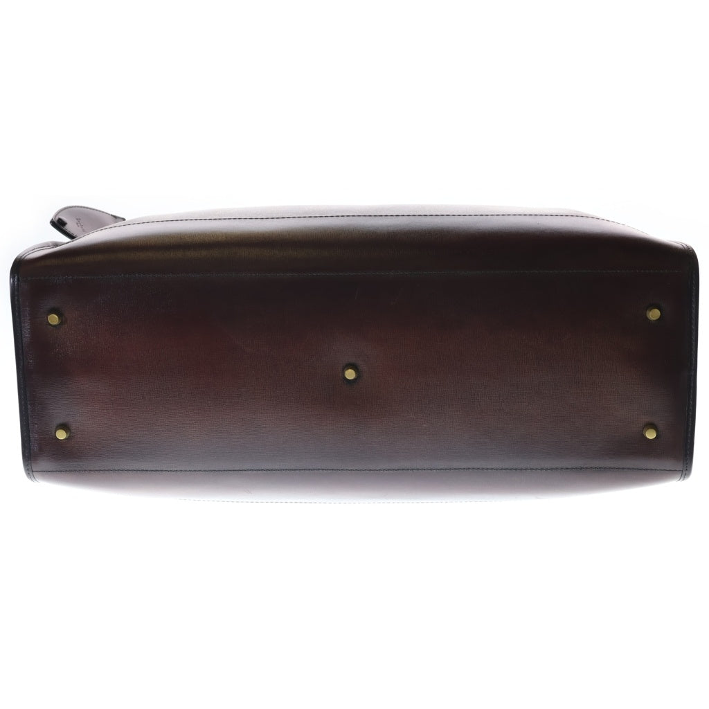 Berluti(ベルルッティ) マルブフ トラベルバッグ ブラウン M265423 B1213 ネームタグ 保存袋 レディース