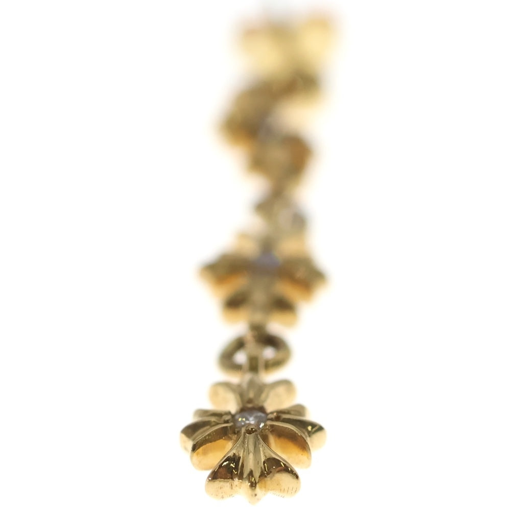 CHROME HEARTS(クロムハーツ) 22K TINY E CH PLS 3 タイニーECHプラス3ドロップ ゴールド ダイヤピアス