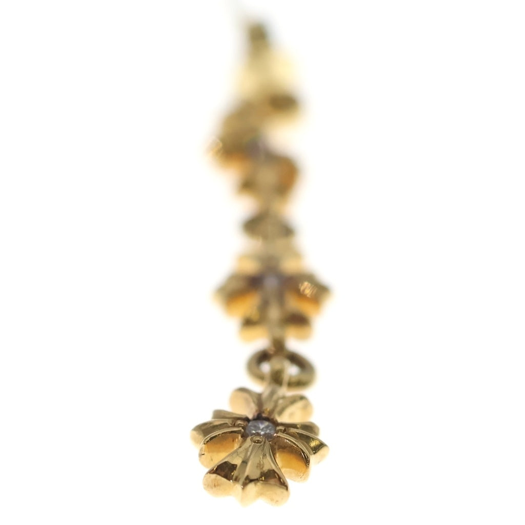 CHROME HEARTS(クロムハーツ) 22K TINY E CH PLS 3 タイニーECHプラス3ドロップ ゴールド ダイヤピアス