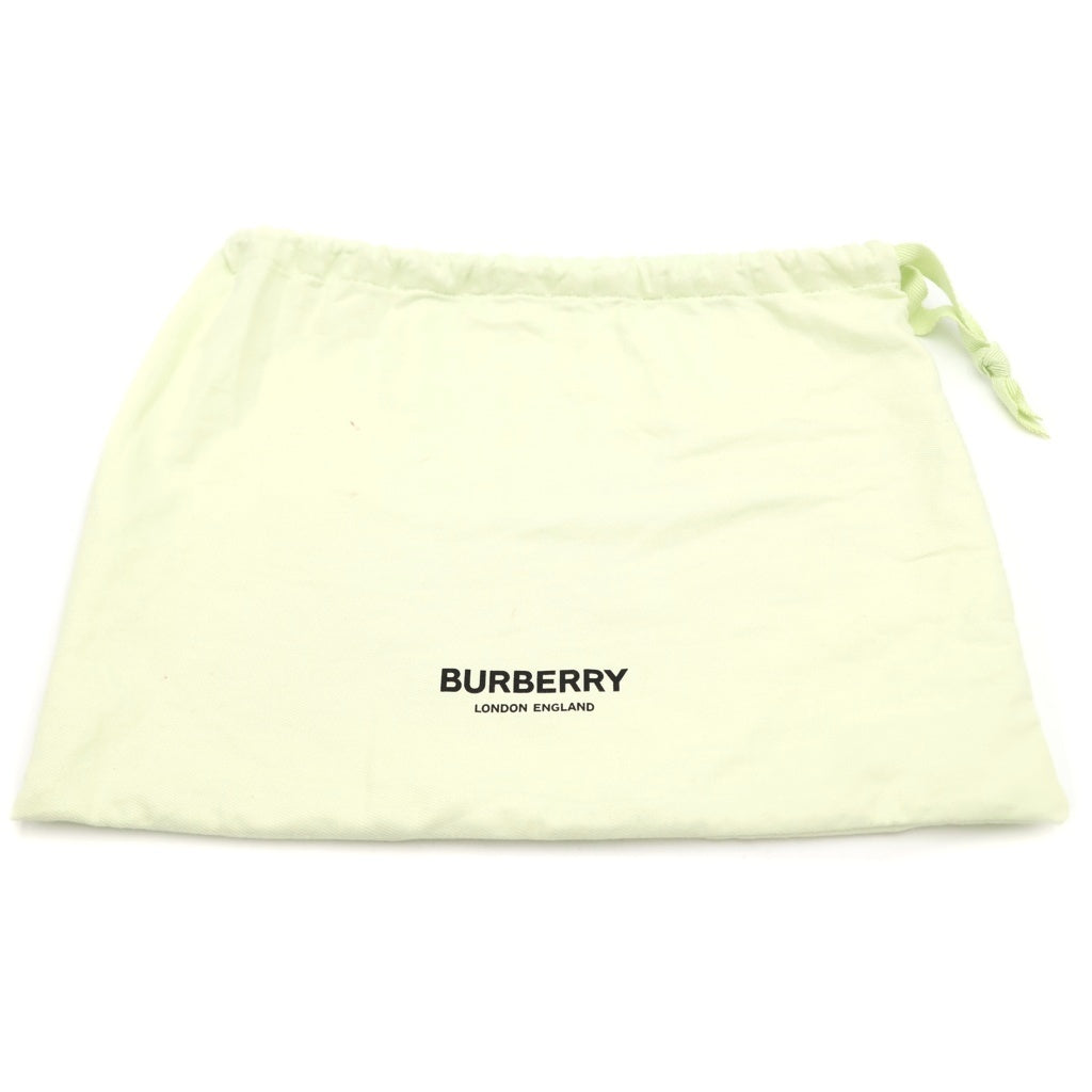 BURBERRY(バーバリー) TB ローラ チェーンショルダーバッグ ブラック レザー ゴールド金具 レディース