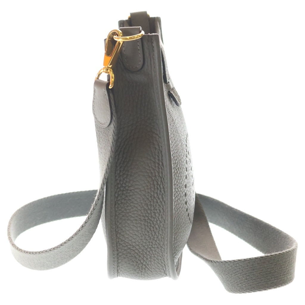 HERMES(エルメス) エヴリンTPM グリメイヤー ショルダーバッグ グレー トリヨンクレマンス レザー U刻印 ゴールド金具 レディース