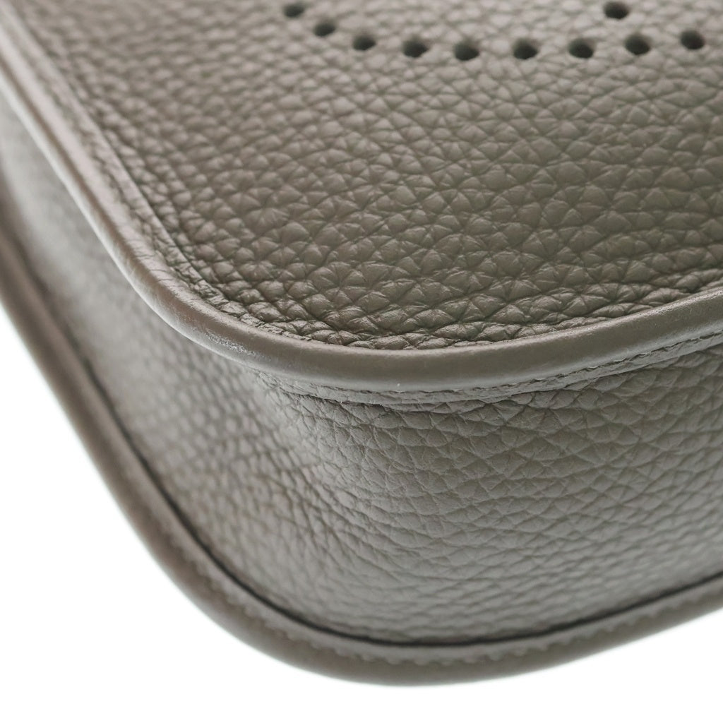 HERMES(エルメス) エヴリンTPM グリメイヤー ショルダーバッグ グレー トリヨンクレマンス レザー U刻印 ゴールド金具 レディース