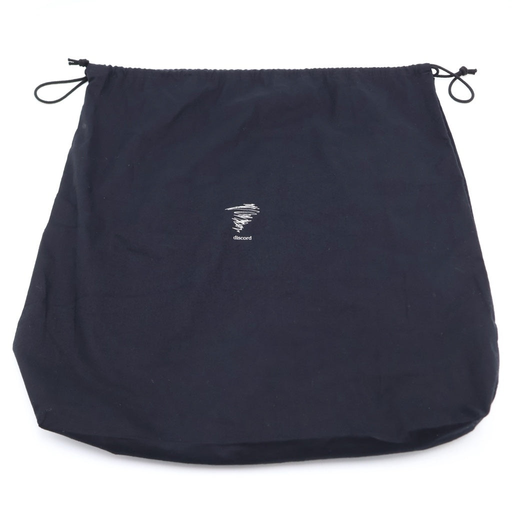discord Yohji Yamamoto(ディスコード ヨウジヤマモト) INFINITE インフィニット レザー トートバッグ ショルダーバッグ ブラック DA-171-791-1-02 レディース