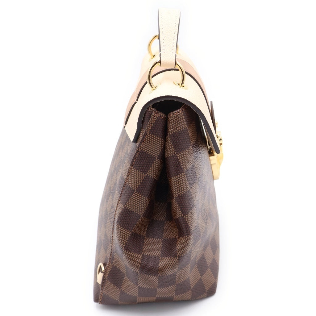 LOUIS VUITTON(ルイヴィトン) ダミエ クラプトン PVC レザー バックパック リュックサック ブラウン/ベージュ N42259 レディース