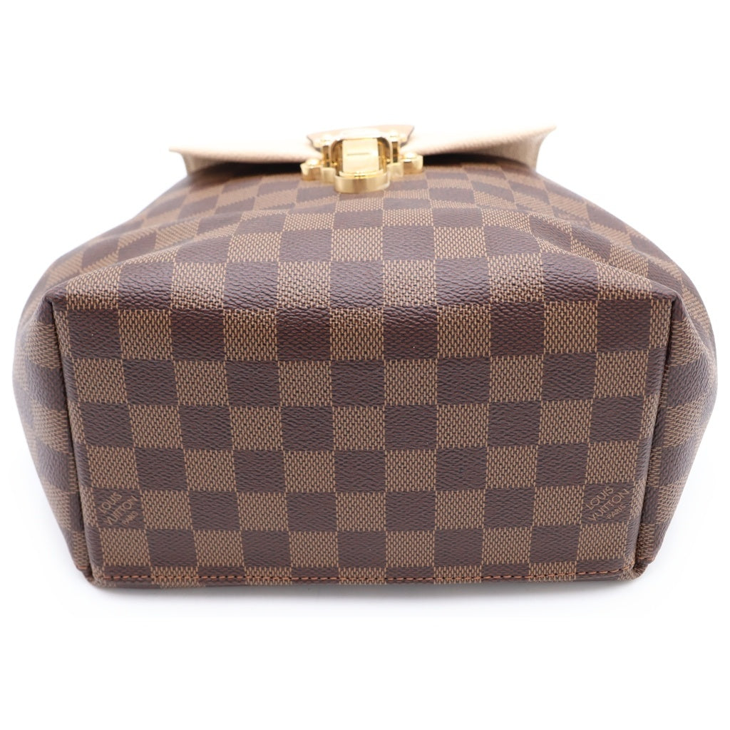 LOUIS VUITTON(ルイヴィトン) ダミエ クラプトン PVC レザー バックパック リュックサック ブラウン/ベージュ N42259 レディース