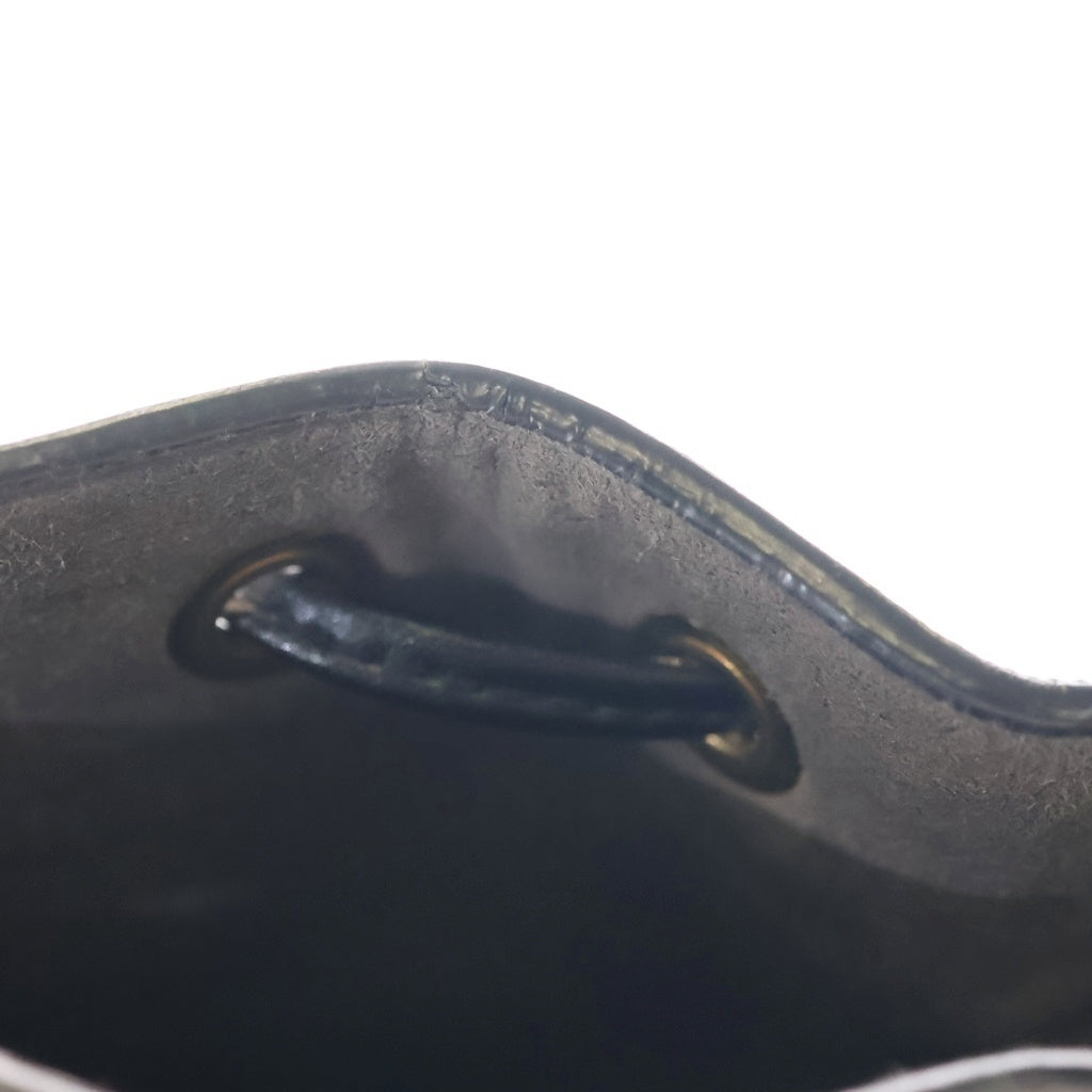 FENDI(フェンディ) ズッカ ミニ モントレゾール ショルダーバッグ ミニバッグ ブラウン×ブラック PVC×レザー 8BS010 ゴールド金具 レディース