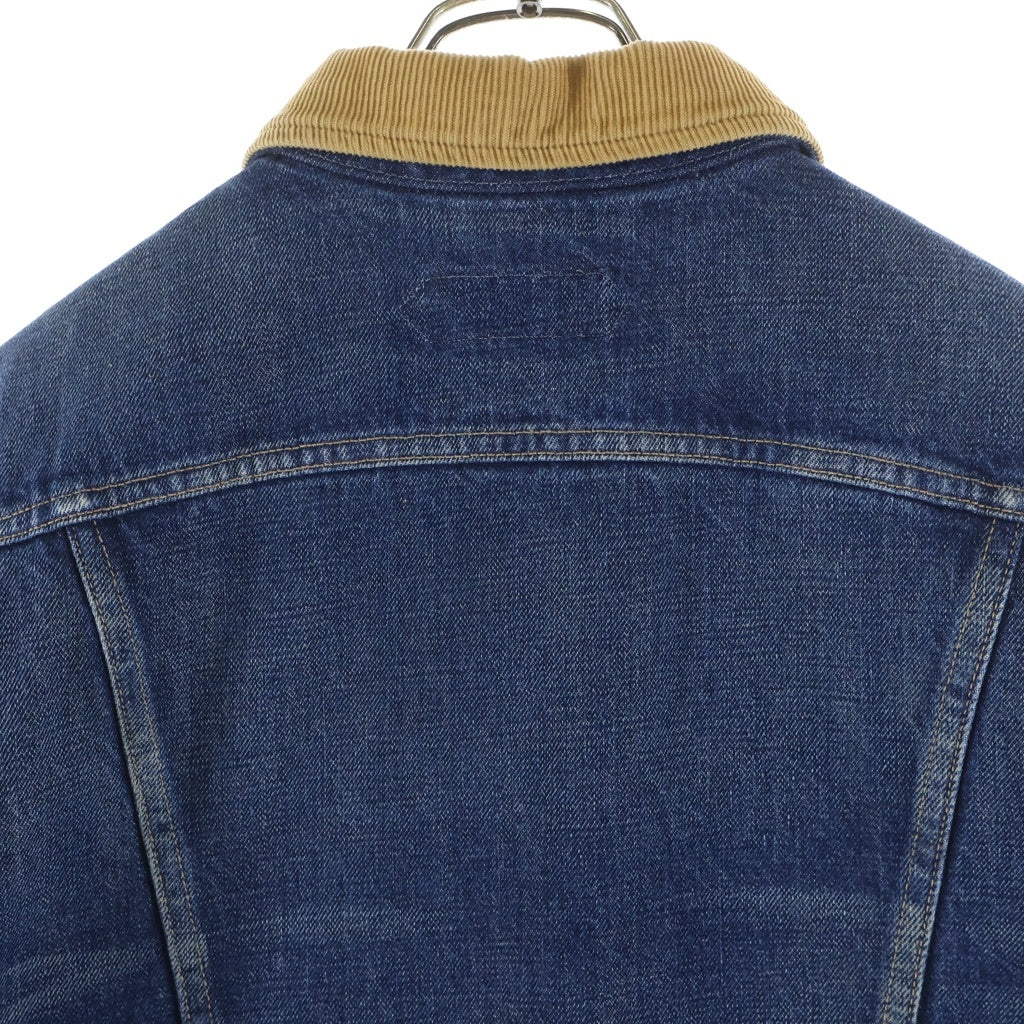 TOM FORD(トムフォード) 襟コーデュロイ デニム トラッカージャケット インディゴ BLJ11 TFD112