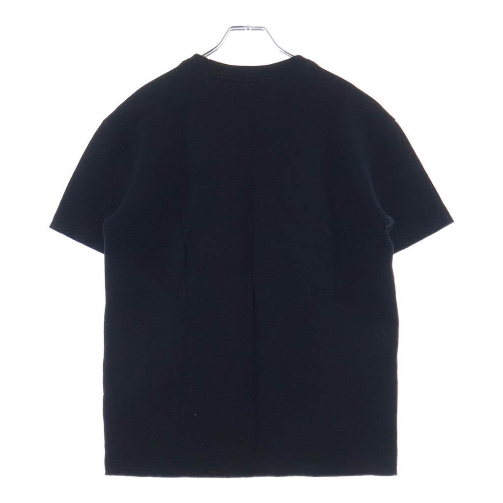 KENZO(ケンゾー) タイガー エンボスロゴ クルーネック プルオーバー スウェットトレーナー 半袖Tシャツ ブラック
