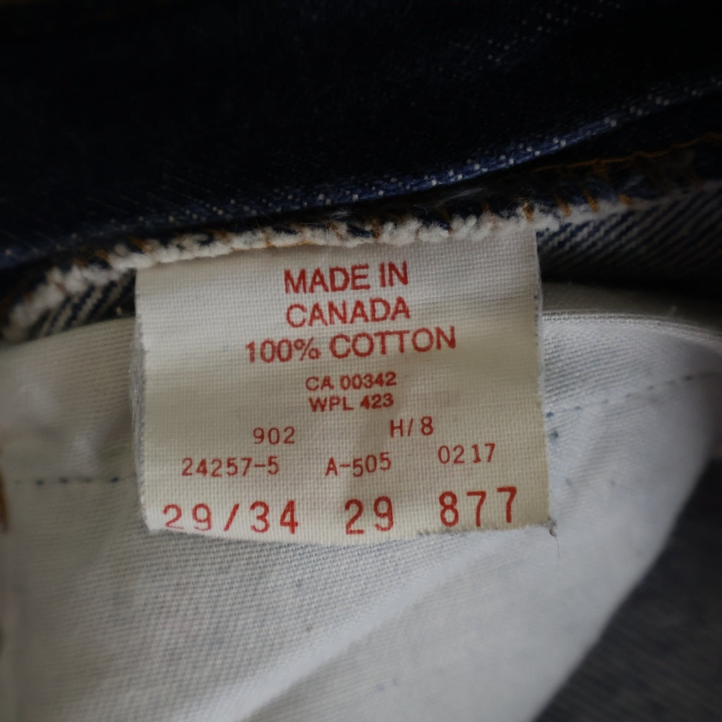 Levi's(リーバイス) 00s VINTAGE 505-0217 MADE IN CANADA デニムパンツ インディゴブルー