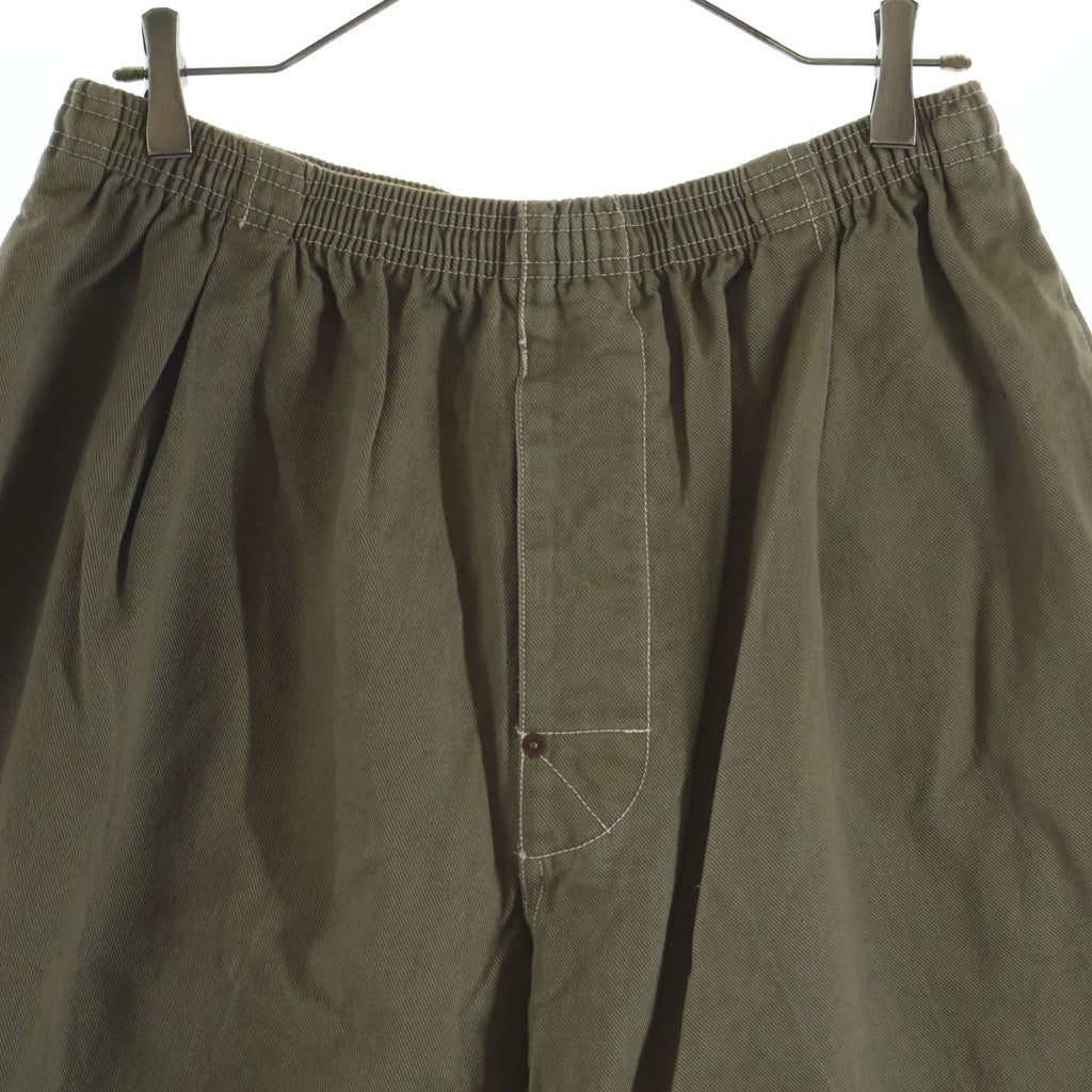 STUSSY(ステューシー) 80s OLD 黒タグ イージーショーツ ハーフパンツ カーキ