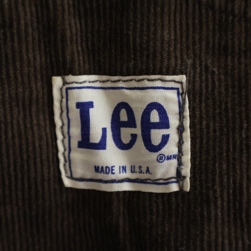 LEE(リー) 70s VINTAGE コーデュロイ オーバーオール パンツ ブラウン