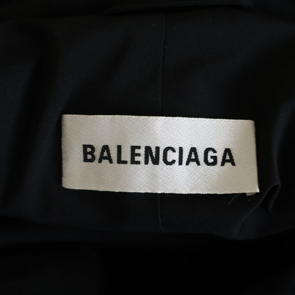 BALENCIAGA(バレンシアガ) 16AW ナイロン コットン フーデッド ジャケット スウィング パーカー ブルゾン #34 ブラック 517990