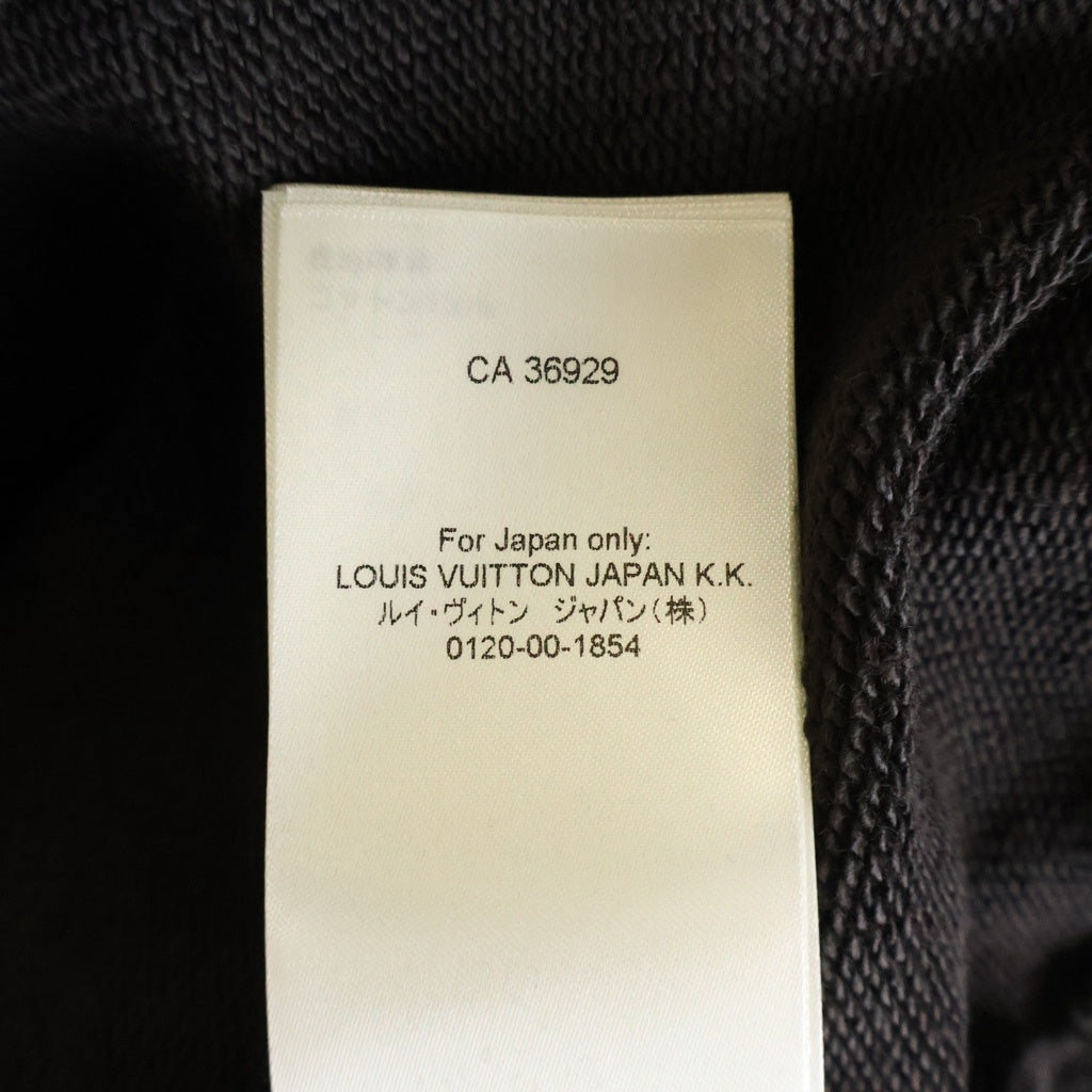 LOUIS VUITTON(ルイヴィトン) 25SS パールエンベリッシュド プルオーバー スウェットパーカー フーディー ブラウン RM251M ZA8 HSY92W