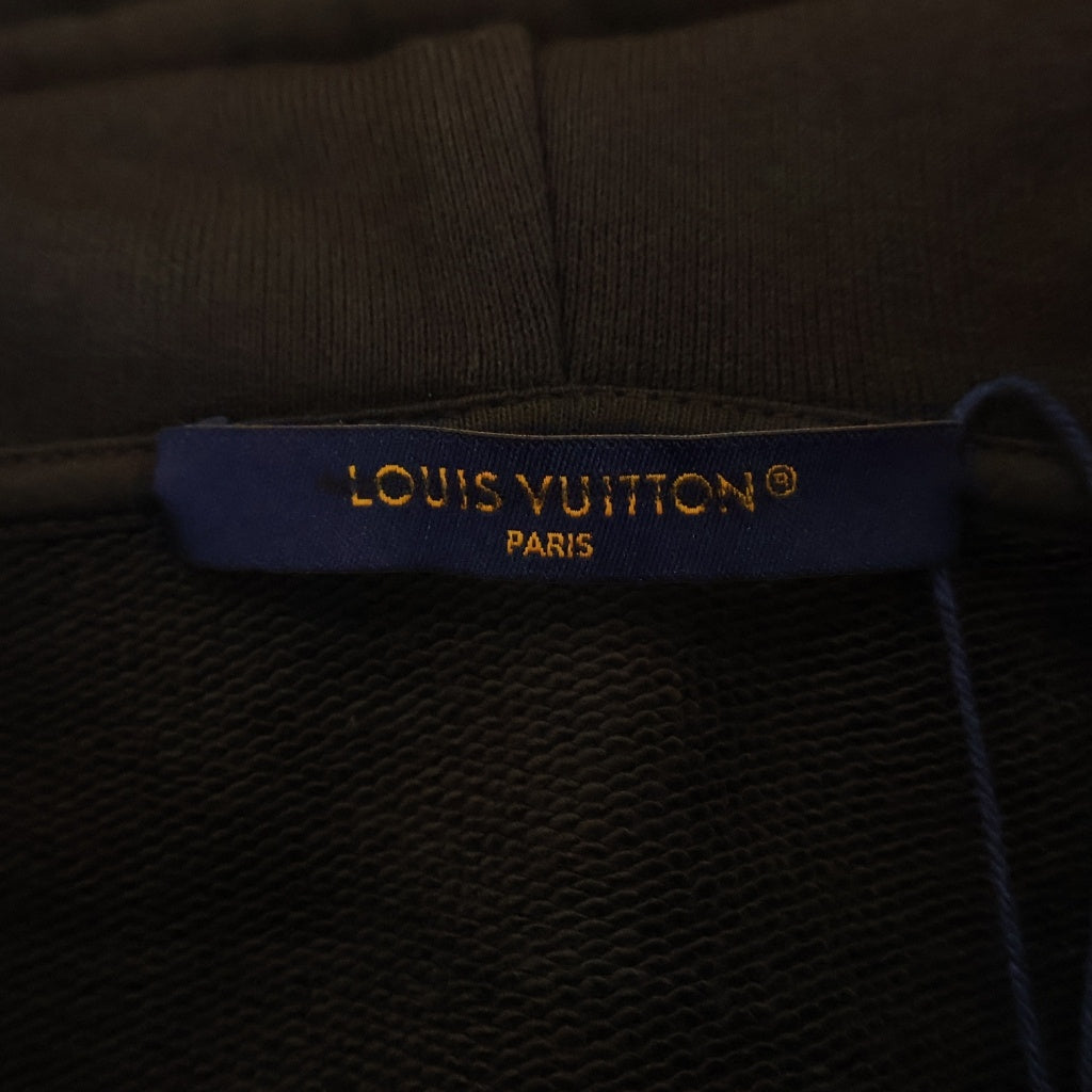 LOUIS VUITTON(ルイヴィトン) 25SS パールエンベリッシュド プルオーバー スウェットパーカー フーディー ブラウン RM251M ZA8 HSY92W