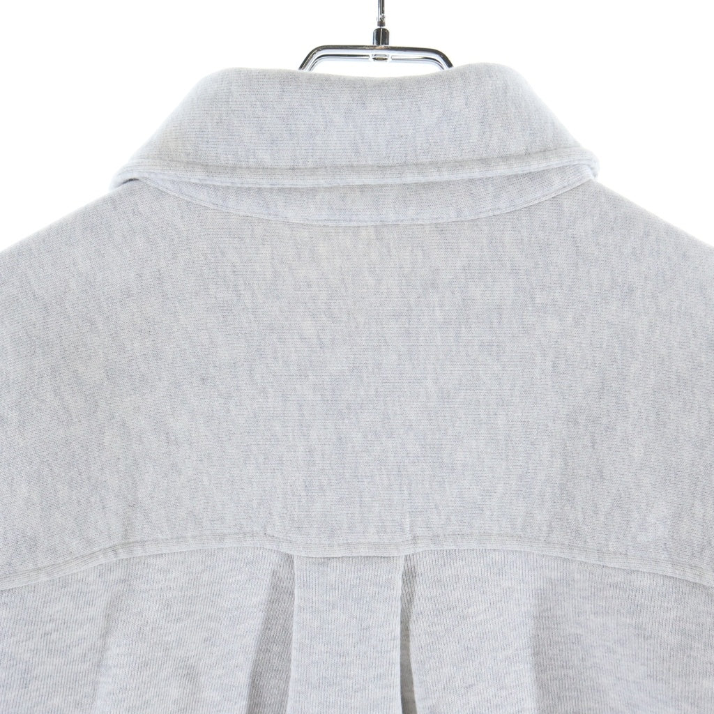 ALEXANDER WANG(アレキサンダーワン) コットン スウェット スナップボタン 長袖シャツ グレー CA00985 レディース