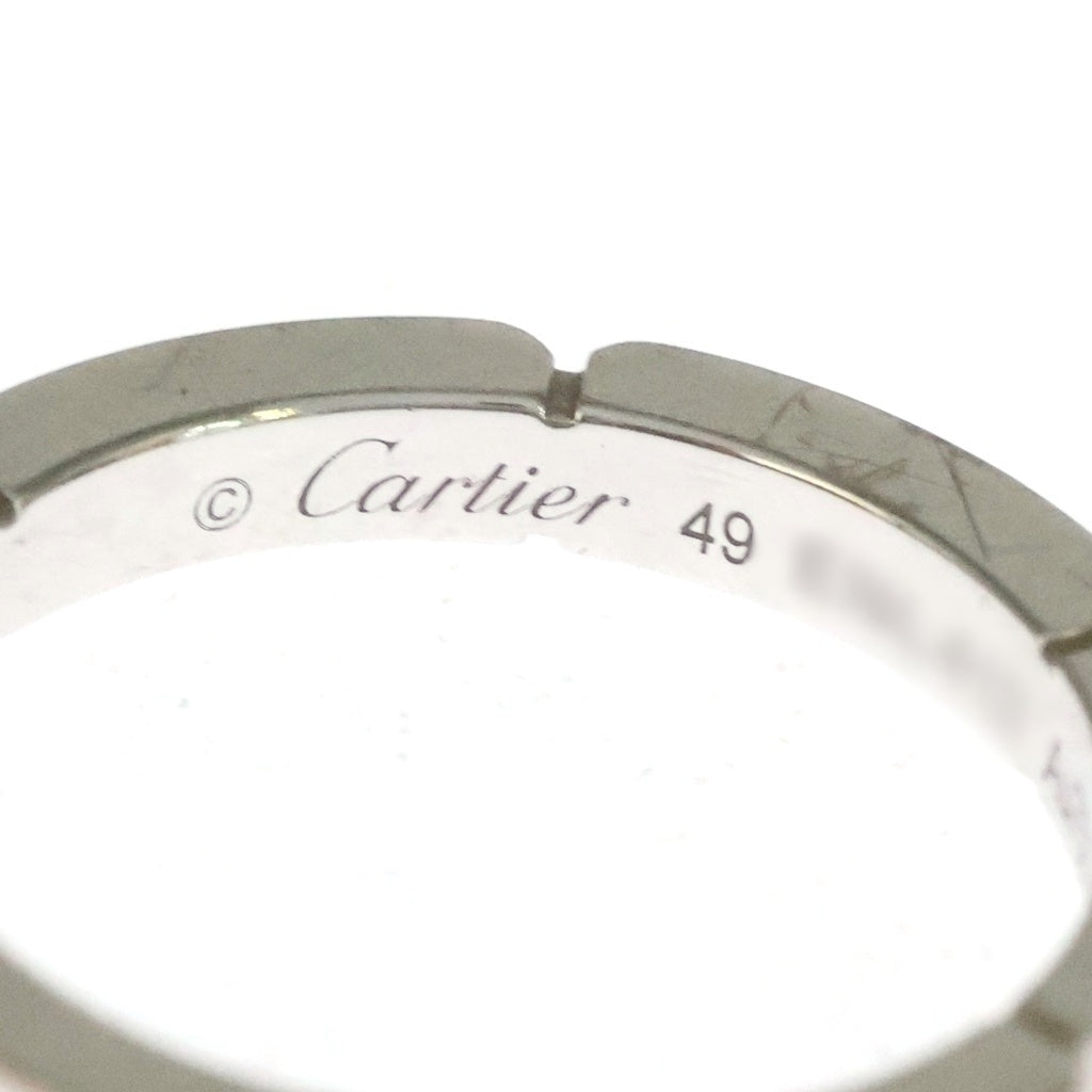 Cartier(カルティエ) マイヨンパンテール メレDリング 750 ホワイトゴールド 2020/10/10 #49 レディース